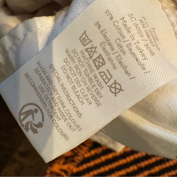 Boden crop soho skinny off white jeans size 12 excellent condition - Picture 5 of 5